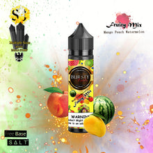 Load image into Gallery viewer, Bursty Fruity Mix Freebase eliquid | Peach Mango Watermelon-60ml (Short fill 50ml)-FrenzyFog-Beirut-Lebanon