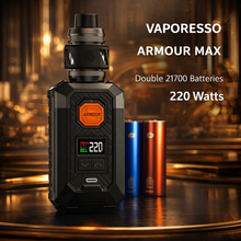Load image into Gallery viewer, Vaporesso Armour Max 220W Mod Kit with iTank T Atomizer 6ml