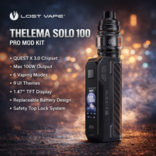 Load image into Gallery viewer, Lost Vape Thelema Solo 100 Pro Mod Kit with Centaurus Sub Ohm V2 Tank 5ml