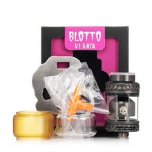 Load image into Gallery viewer, Dovpo Blotto V1.5 RTA Atomizer 3.5ml (26mm)-Black-FrenzyFog-Beirut-Lebanon