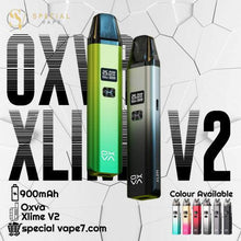 Load image into Gallery viewer, OXVA XLim V2 25W Pod System Kit 900mAh 2ml-Black-FrenzyFog-Beirut-Lebanon
