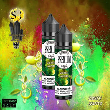 Load image into Gallery viewer, Premium Zesty Mints Freebase eliquid | Lemon Mint-60ml (Short fill 50ml)-FrenzyFog-Beirut-Lebanon