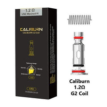 Load image into Gallery viewer, Uwell Caliburn G/G2/Gk2/Vision/X/Tenet Replacement Coil-Caliburn G Coil-1.2Ohm 4pcs-FrenzyFog-Beirut-Lebanon