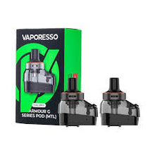 Load image into Gallery viewer, Vaporesso ARMOUR G Series Empty Pod Cartridge 5ml (2pcs/pack)-MTL Pods 2pcs-FrenzyFog-Beirut-Lebanon