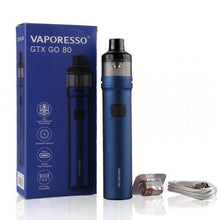 Load image into Gallery viewer, Vaporesso GTX Go 80 Mod Kit 3000mAh 5ml-Blue-FrenzyFog-Beirut-Lebanon