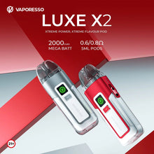Load image into Gallery viewer, Vaporesso Luxe X2 Pod System Kit 2000mAh 5ml-Night Black-FrenzyFog-Beirut-Lebanon
