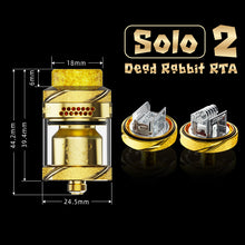 Load image into Gallery viewer, Hellvape Dead Rabbit Solo 2 RTA Tank 4ml (24.5mm)