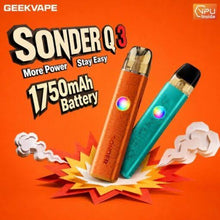 Load image into Gallery viewer, Geekvape Sonder Q3 Pod System Kit 1750mAh (Max 30W) 3ml