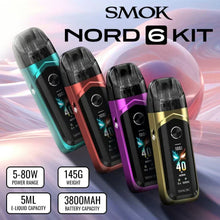 Load image into Gallery viewer, SMOK Nord 6 Pod System Kit 3800mAh 5ml